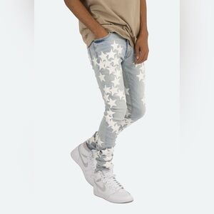 Mnml Star Patterned Jeans size 34 X 34